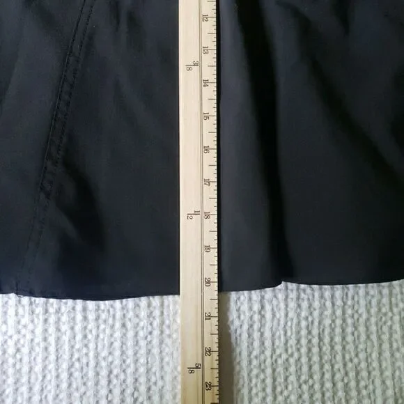 Express Design Studio Black A Line Circle Skirt Zip Back Women's Size 6 Y2K 90s - Picture 9 of 12